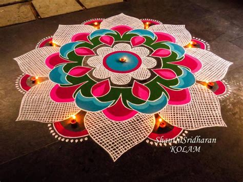 Simple Rangoli Kolam Collections to Try Out This Wedding Season