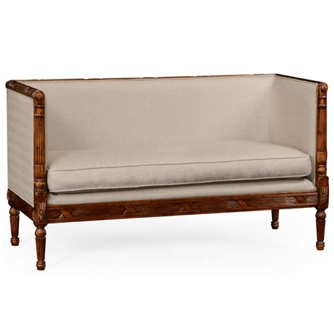 French Upholstered Settee | Sofa | Swanky Interiors