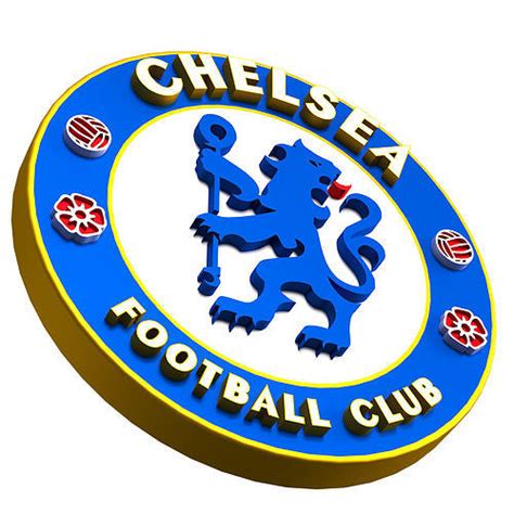 FC CHELSEA logo print 3d 3D model 3D printable | CGTrader