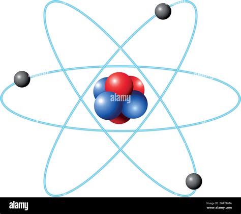 Atom diagram in large scale Stock Vector Image & Art - Alamy