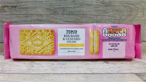 Tesco Rhubarb and Custard Creams