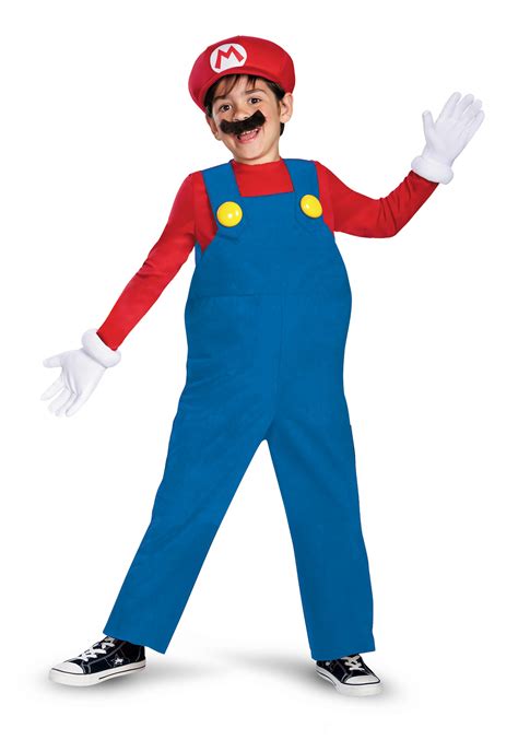 Boys Deluxe Mario Costume