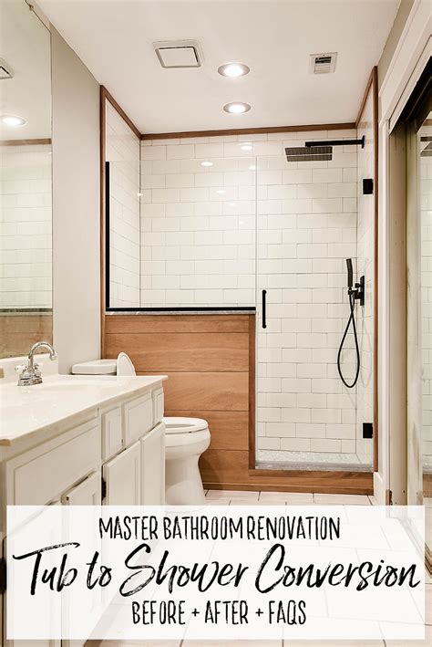 Master Bathroom Renovation - Converting a Bathtub into a Walk In Shower ...