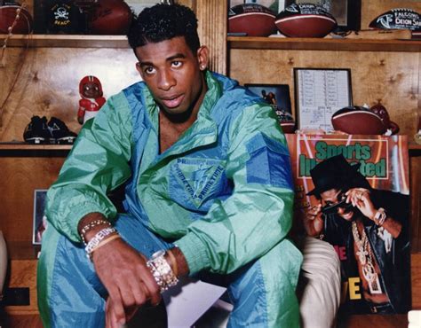 The hair, the jewelry, the gear — and the swag he rocked it with: Deion ...