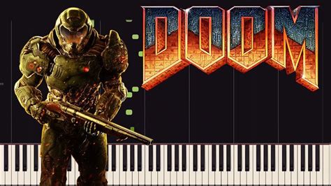 Doom - Theme Tune - Synthesia Piano Tutorial - YouTube