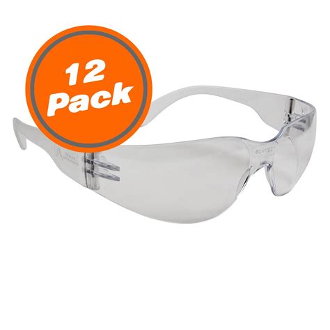 Clear Frame Safety Glasses (12 Pack) – Malta Dynamics