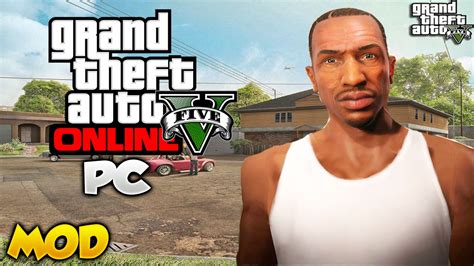 GTA V Online CJ Remasterizado Para GTA 5 De PC MOD Personaje ...