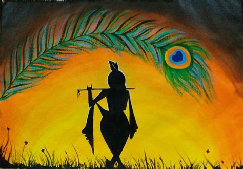 Lord Krishna Painting: Amazon.in: Home & Kitchen in 2020 | Krishna ...