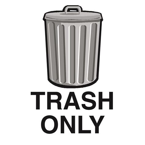 Trash Sign - ClipArt Best