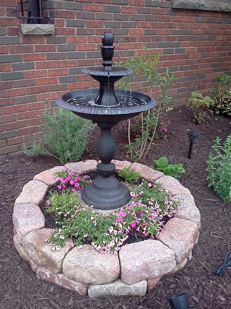 67 Small Front Yard Fountain Ideas : Garden Design