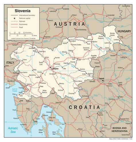 Maps of Slovenia | Detailed map of Slovenia in English | Tourist map of ...