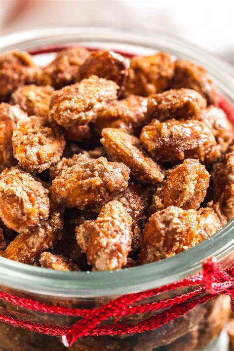 Easy Cinnamon Candied Almonds | Plated Cravings