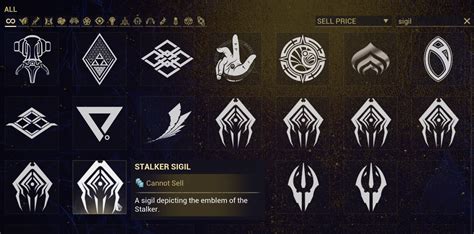 Unsellable sigils keep dropping from bosses/invaders : r/Warframe