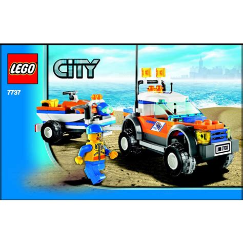 LEGO Coast Guard 4WD & Jet Scooter Set 7737 Instructions | Brick Owl ...