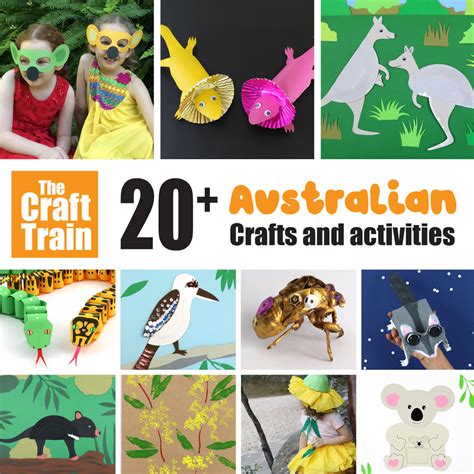 Australian crafts for kids - The Craft Train