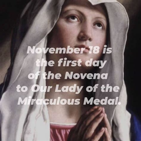 The traditional Novena to Our Lady of the Miraculous Medal | The ...