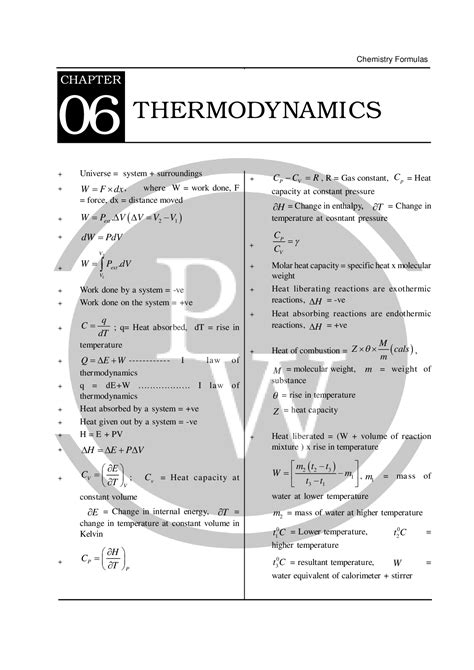 Chemistry formulas – Artofit