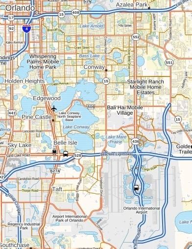 Orlando International Airport Terminal Maps