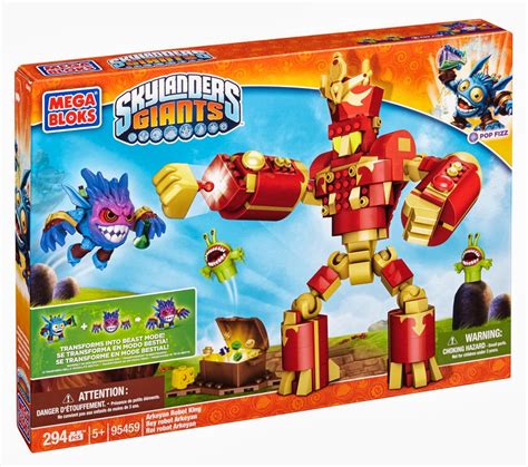 Flip Out Mama: Mega Bloks Skylanders Giants Arkeyan Robot King Review!