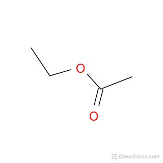 ETHYL ACETATE Structure - C4H8O2 - Over 100 million chemical compounds ...