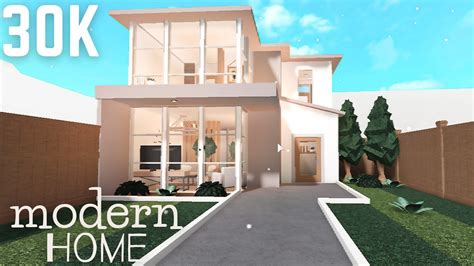 Modern house layout 2 story bloxburg