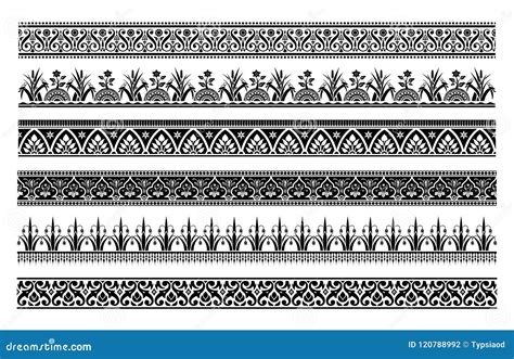 Vintage Baroque and Victorian Borders Stock Vector - Illustration of ...