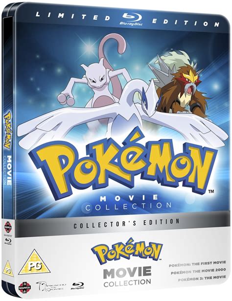 Pokémon: The Movies 1-3 Collection Limited SteelBook Blu-ray Edition