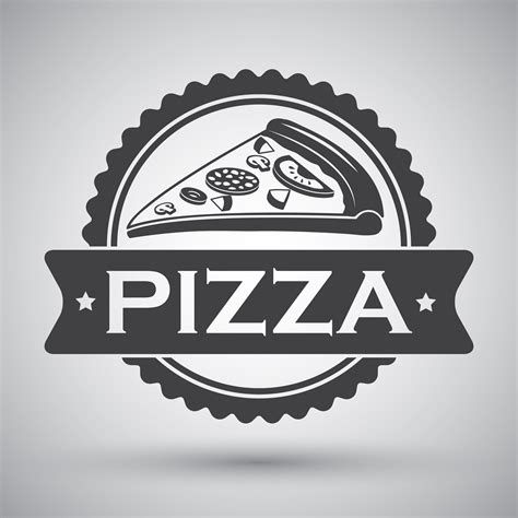 Cartoon Pizza Slice Logo