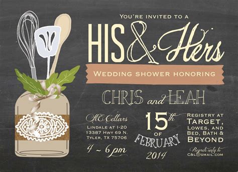 Wedding Shower Invitation Wording For Couples - BEST HOME DESIGN IDEAS