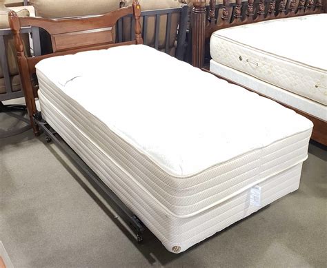 Lot - Traditional Style Twin Size Mattress & Box Spring