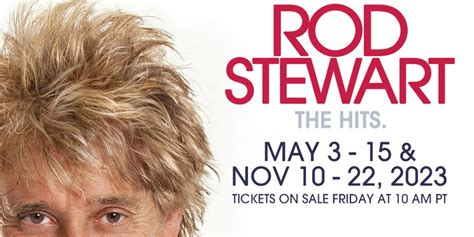 Rod Stewart Extends Las Vegas Residency Into 12th Year With New 2023 ...