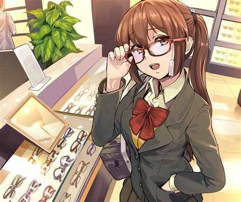 Anime Girl With Brown Hair Glasses – Telegraph