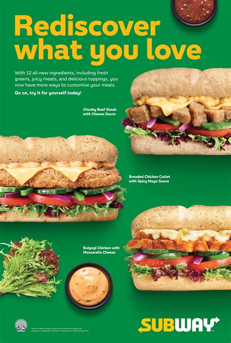 Subway New Menu Malaysia - redsatuo