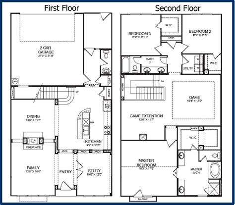 2 Storey Office Building Floor Plan