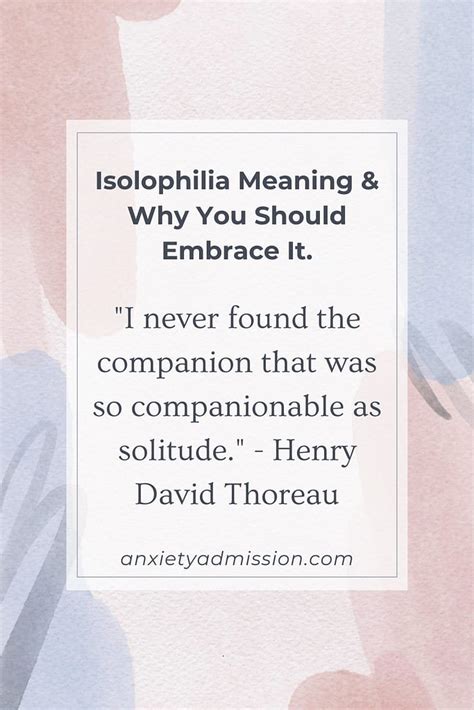 Isolophilia Meaning & 7 Reasons You Need To Embrace It - Anxiety Admission