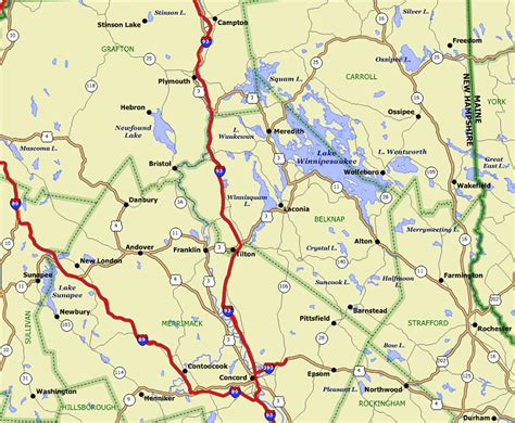 Lakes Region Roadmap - NH Lake Property - Lake Winnipesaukee Homes