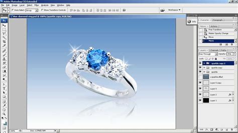 Create a Sparkle Effect in Photoshop - YouTube