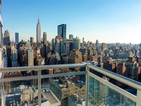 Balcony view of New York City's skyline during the summer ;-) | City ...