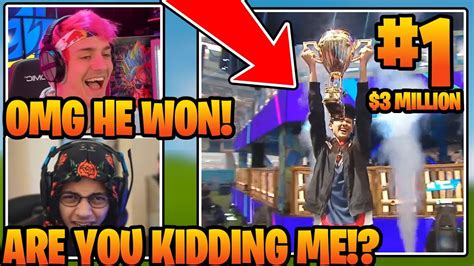 SEN BUGHA *WINS* Fortnite World Cup *SOLO* Final ($3,000,000) - YouTube