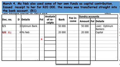 Cash receipts journal Task 4.3 Solution - YouTube