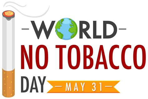 World No Tobacco Day Poster 1427435 Vector Art at Vecteezy