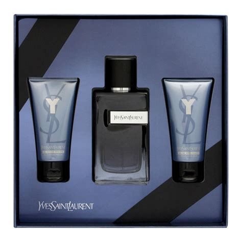 Purchase YSL Y Gift Set, EDP 100ml + Shower Gel + After Shave Balm ...