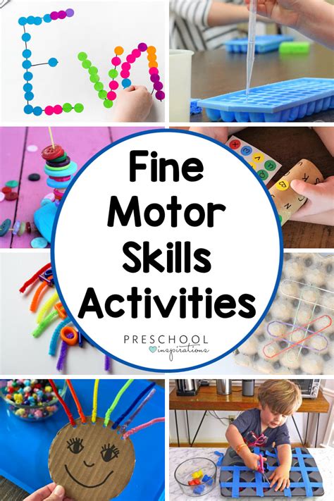 Collection Of Gross Motor And Fine Activities For Preschoolers ...