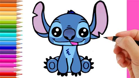 Cute Stitch Sketch Drawing