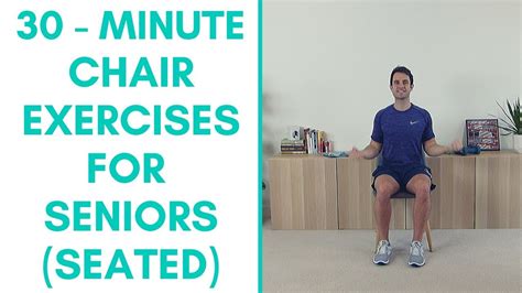 Whole Body Chair Exercise For Seniors (30 Minutes) | More Life Health ...