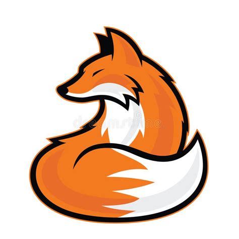 Fox mascot. Clipart picture of a fox cartoon mascot logo character , # ...