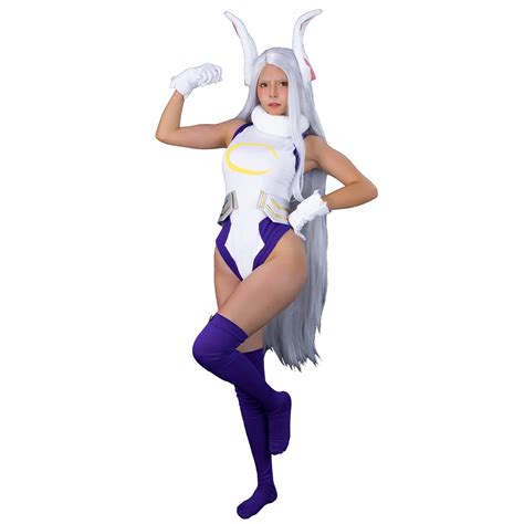 Buy CR ROLECOSBNHA Miruko Cosplay Costume MHA Rabbit Hero Mirko Bunny ...