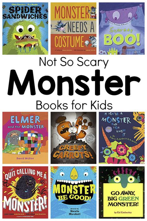 Not So Scary Monster Books for Kids - Preschool Inspirations