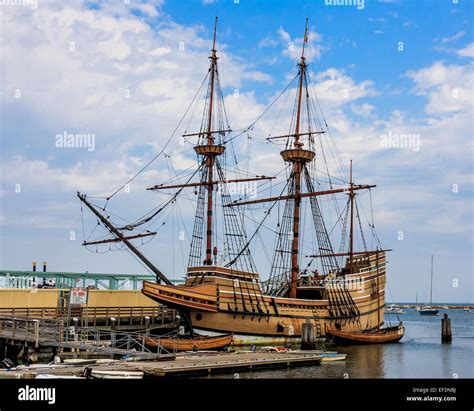 The Mayflower ship Stock Photo - Alamy