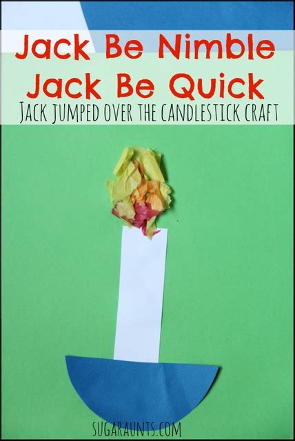 Jack Be Nimble Nursery Rhyme Craft - The OT Toolbox